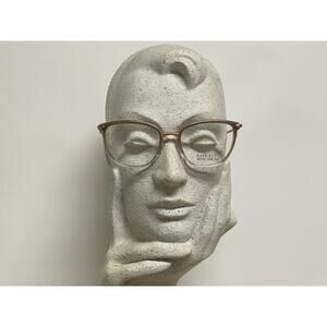 Badgley Mischka Angeline Eyeglasses. Neutral "Blush" rose gold eyeglasses